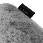 Viso Project Mohair Cushion in White/Black
