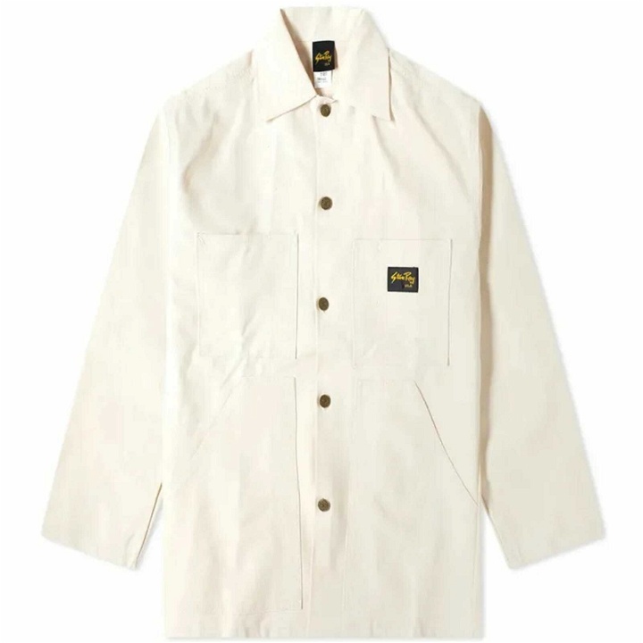 Photo: Stan Ray Men's Shop Jacket in Natural Drill