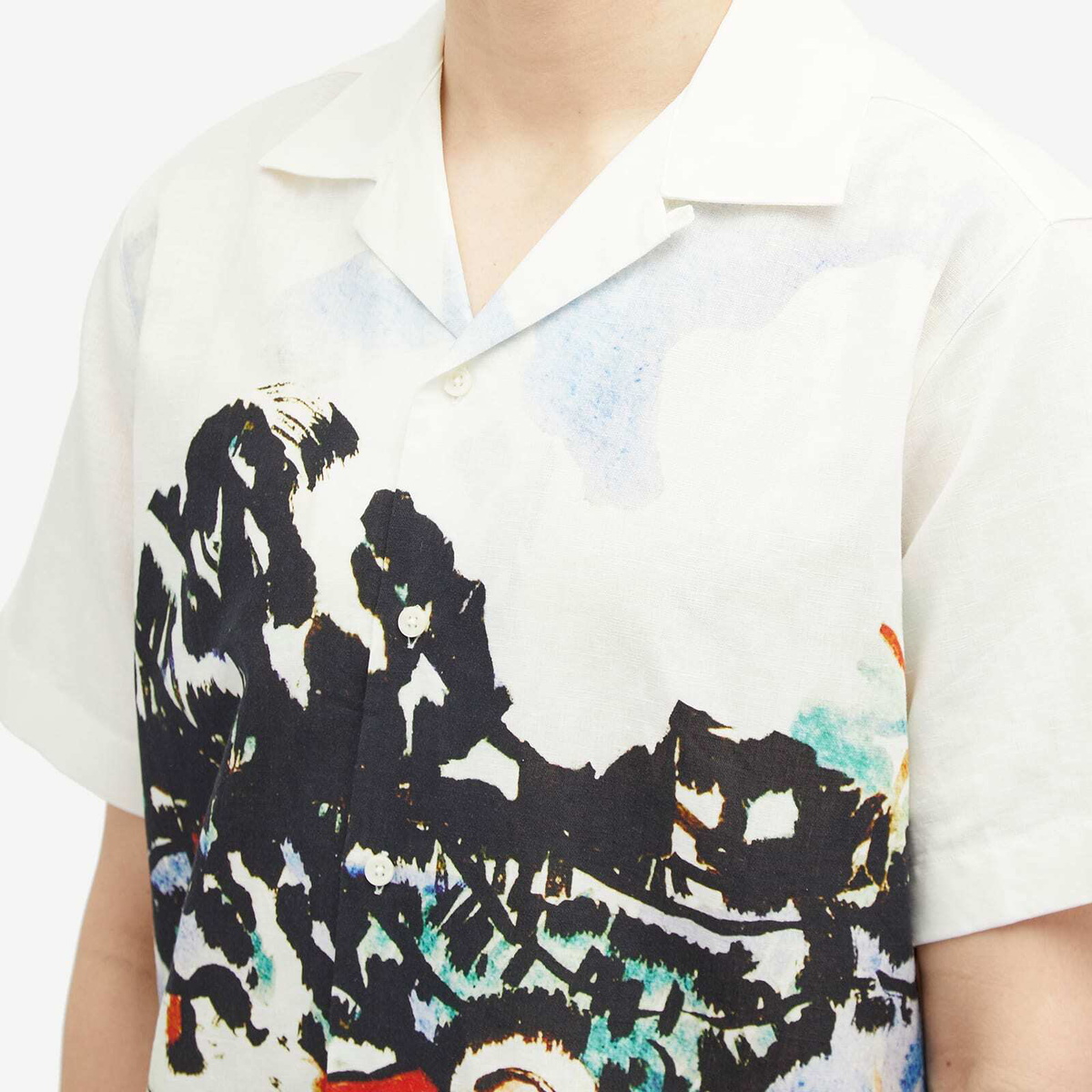 Carne Bollente Men's Swimming Sinnning Vacation Shirt in Allover