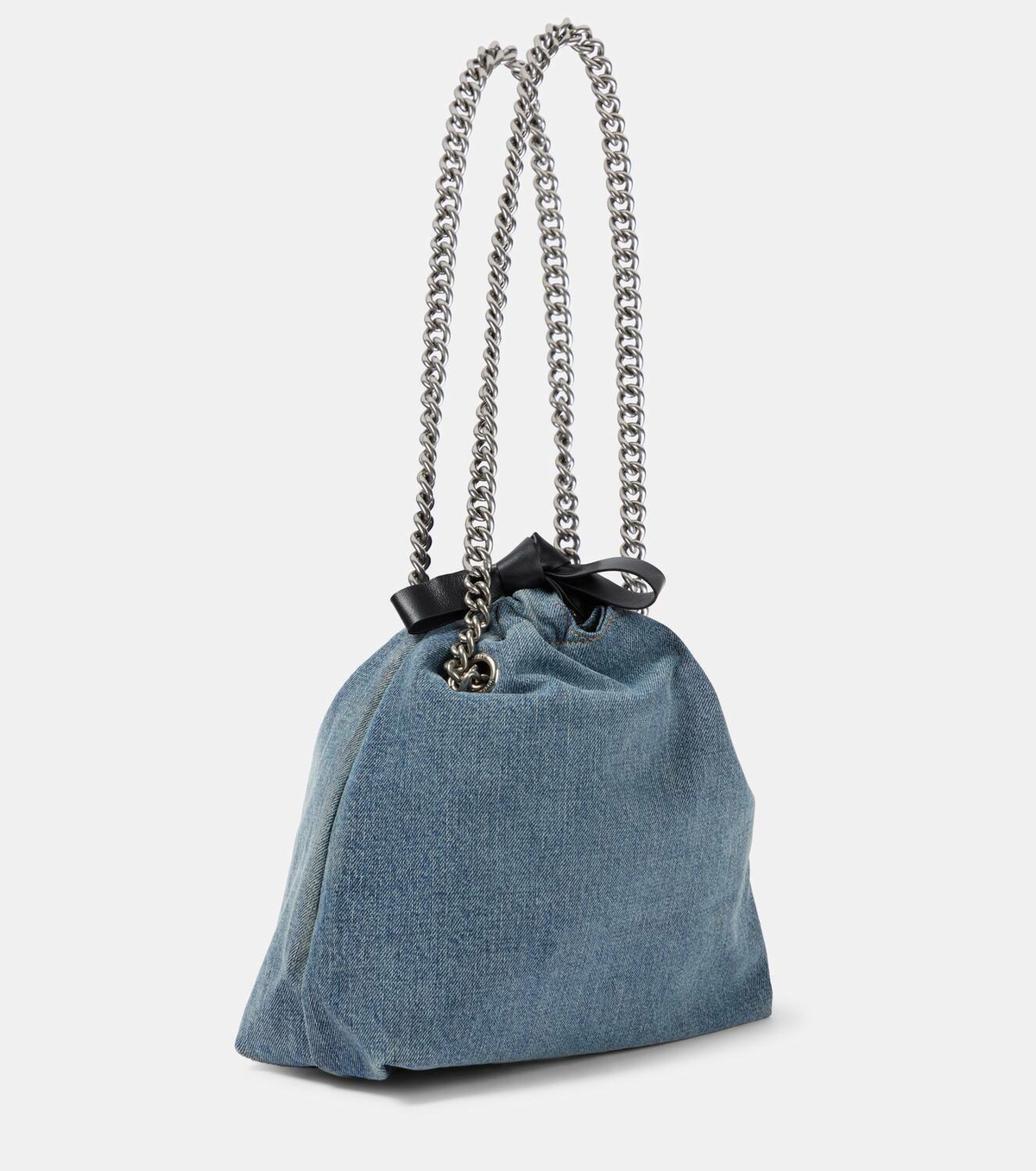 Balenciaga Crush Small denim tote bag Balenciaga