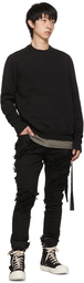 Rick Owens Drkshdw Black Granbury Sweatshirt