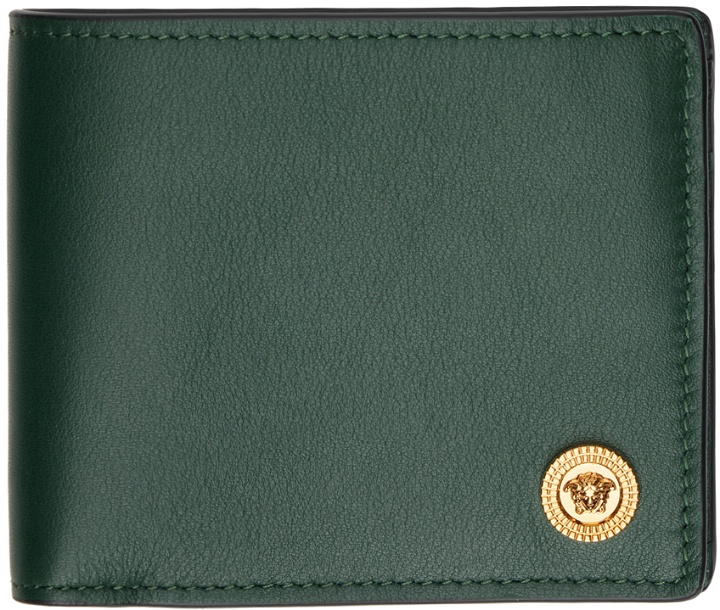 Photo: Versace Green Medusa Biggie Wallet