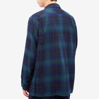 Engineered Garments Men's Classic Shirt in Black Watch Tartan Flannel