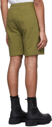 Helmut Lang Green Cotton Shorts