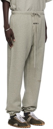 Fear of God ESSENTIALS Gray Vintage Fleece Sweatpants
