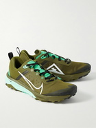 Nike Running - Terra Kiger 9 Rubber-Trimmed Mesh Trail Running Sneakers - Green