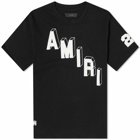 AMIRI Men's Flocked Hockey Skater T-Shirt in Black