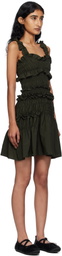 Cecilie Bahnsen Green Oona Minidress