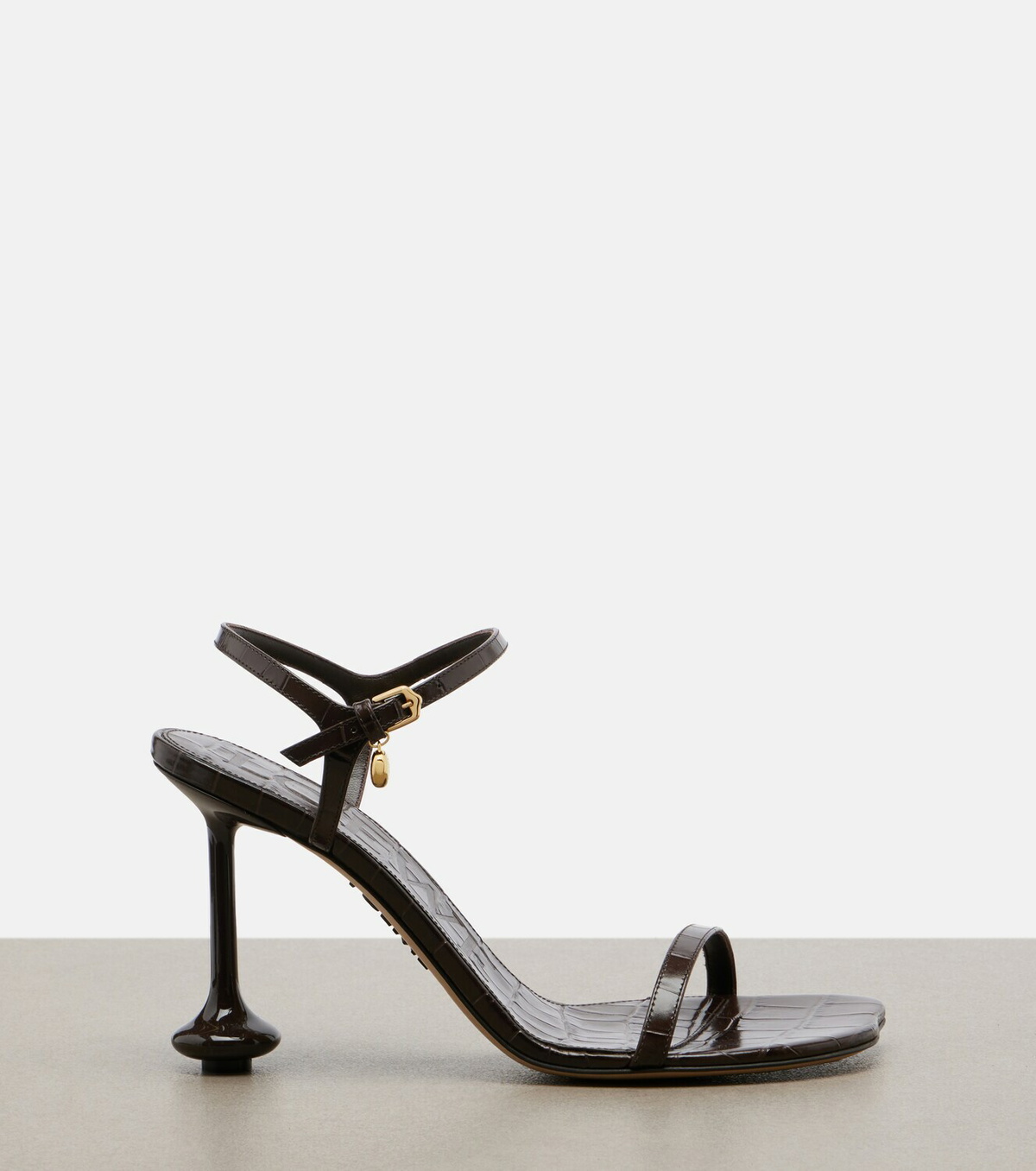 Loewe Toy croc-effect leather sandals