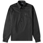 Fred Perry Men's Popover Shirt in Black