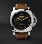 Panerai - Luminor Marina 1950 3 Days Acciaio 47mm Stainless Steel and Leather Watch, Ref. No. PAM00422 - Black