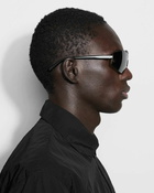 Chimi Eyewear Maison Kitsune X Chimi Shield Black Sunglasses Black - Mens - Eyewear