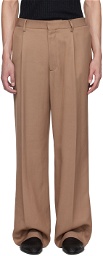 Lardini Brown Pleated Trousers