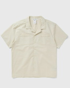 Puma Mmq Seersucker Shirt Beige - Mens - Shortsleeves