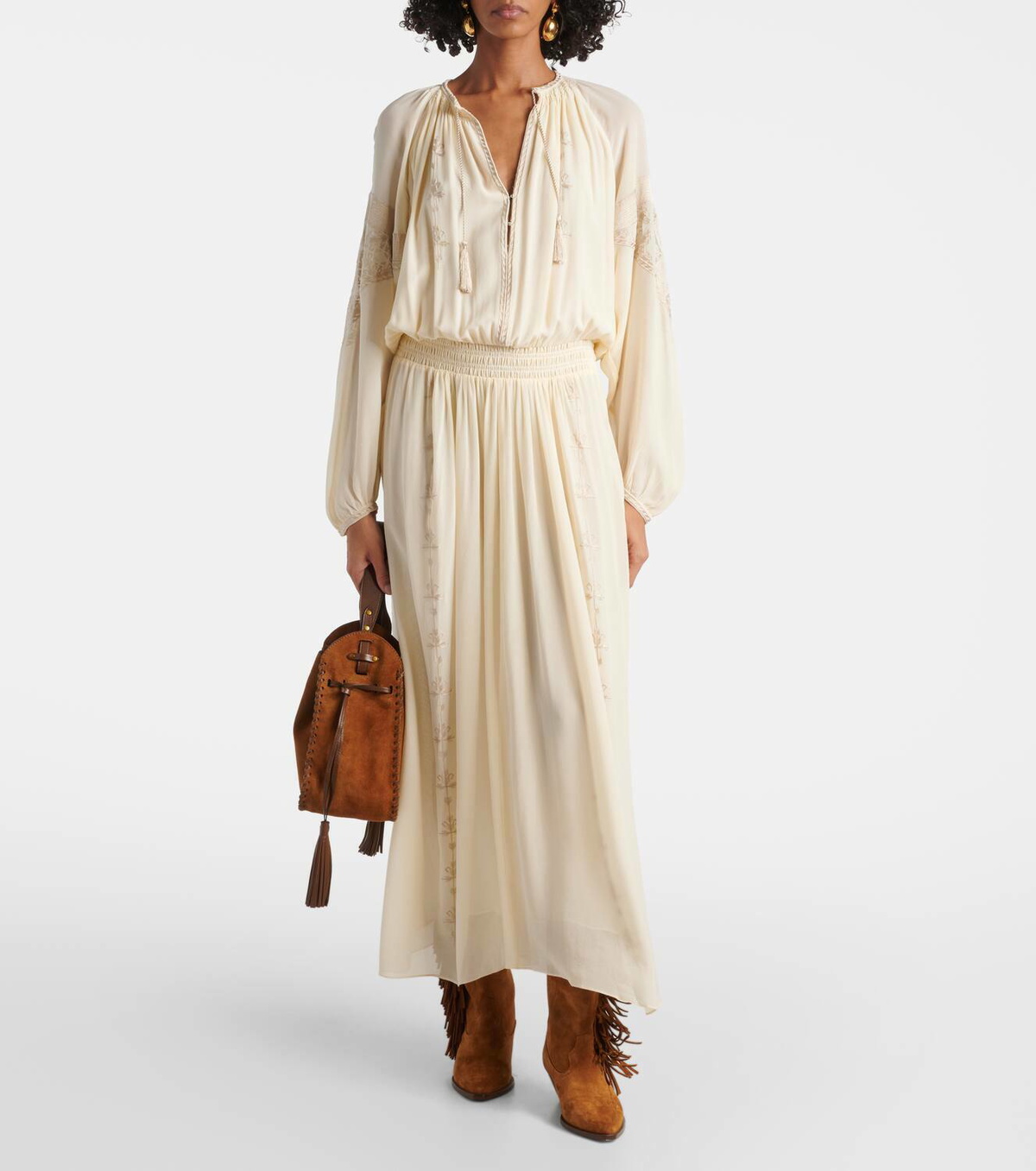 inner slip dress long sleeve Adjustable Inner Slip Dress Long Sleeve main image 1