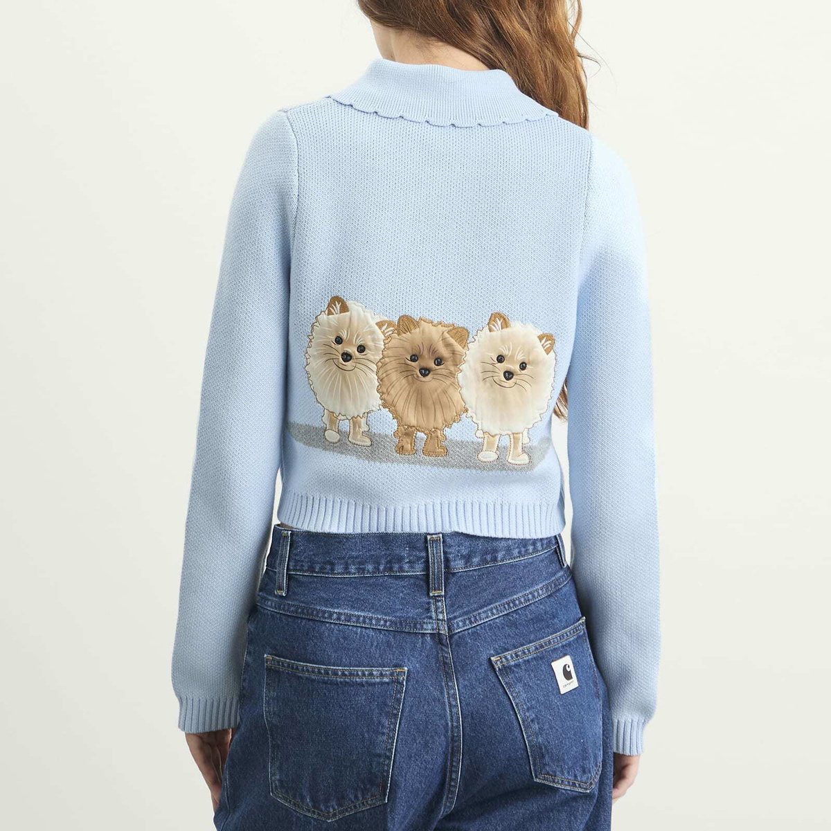 House Of Sunny Women's Pom Pom Tripper in Sky Blue