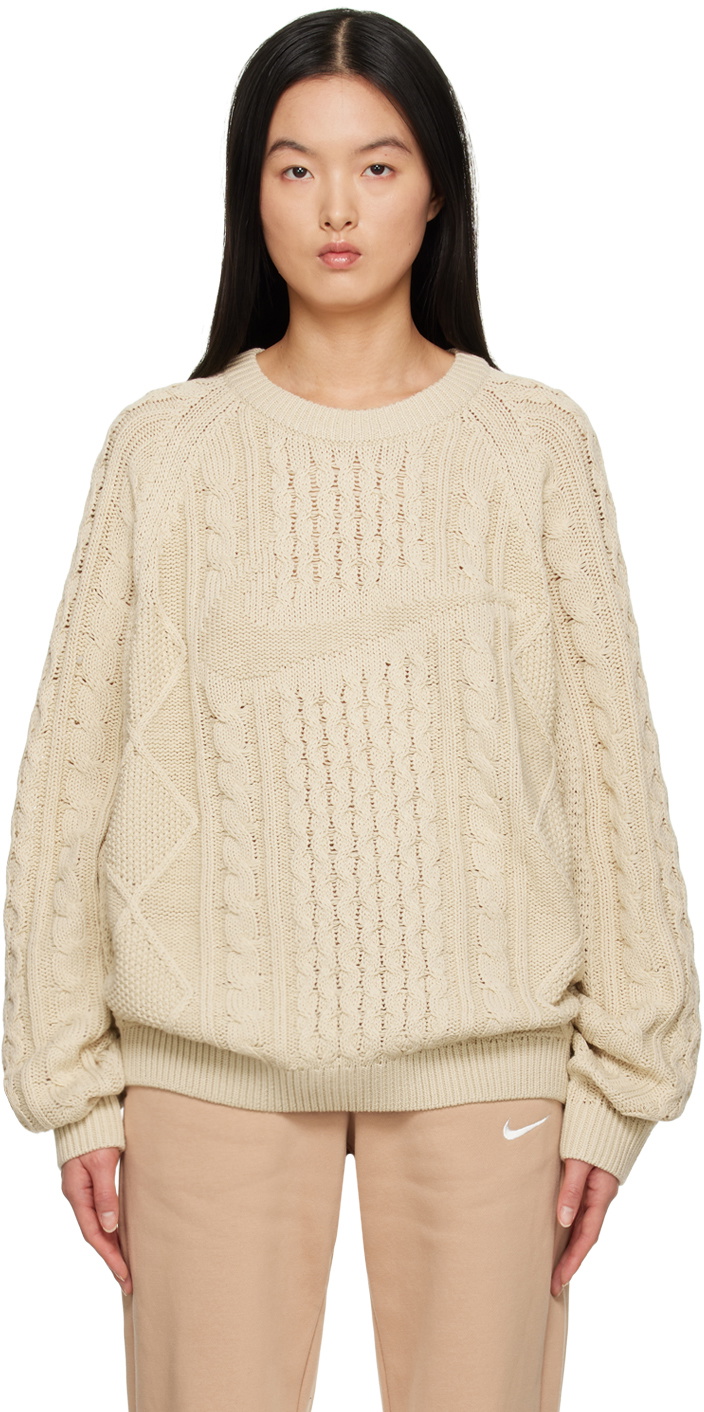 sweater nike beige