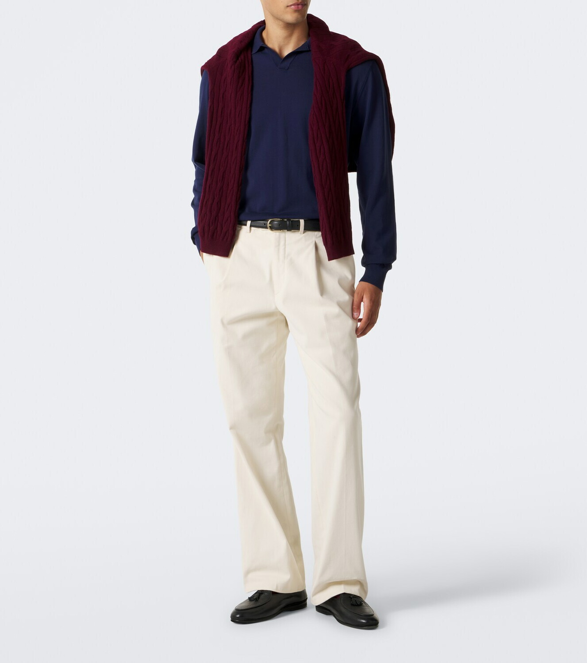 Rubinacci Cotton polo sweater