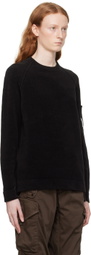 C.P. Company Black Crewneck Sweater