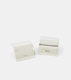 Khaite Julius Smooth Panel Small earrings