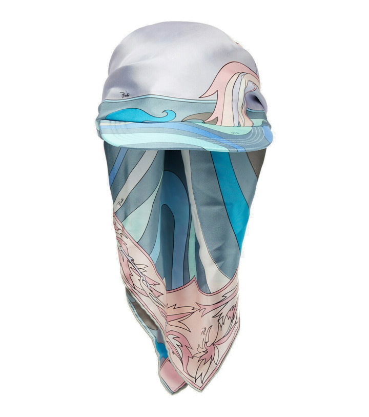 Photo: Pucci - Printed scarf-trimmed cap