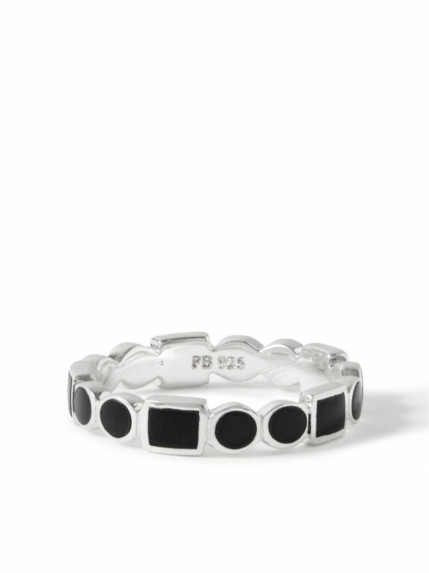Photo: Peyote Bird - Sterling Silver Onyx Ring - Black