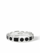 Peyote Bird - Sterling Silver Onyx Ring - Black