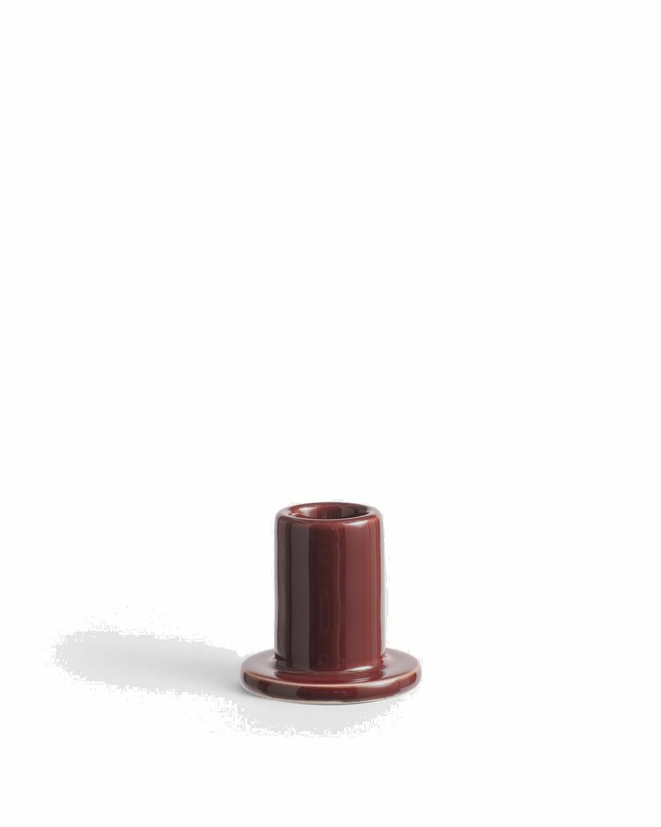 Photo: Hay Tube Candleholder Small Brown - Mens - Home Deco