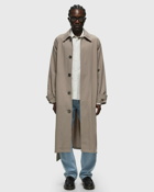 Ami Paris Long Belted Coat Brown - Mens - Coats
