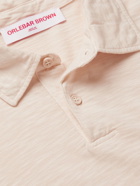 ORLEBAR BROWN - Fitzgerald Garment-Dyed Slub Cotton Polo Shirt - Neutrals