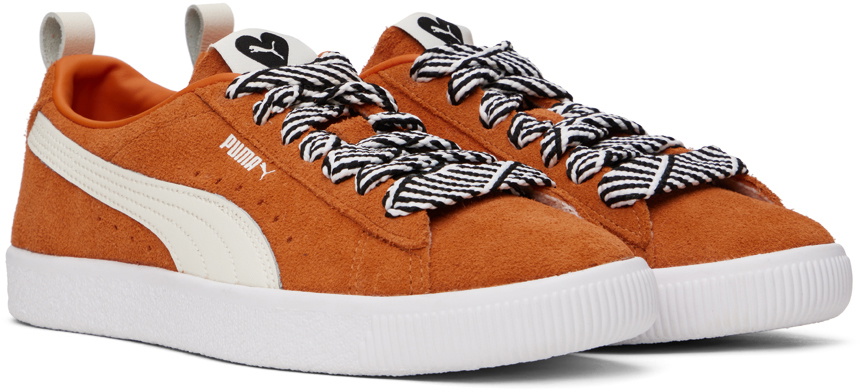 puma × amiparis AMI Paris Orange Puma Edition VTG Sneakers AMI