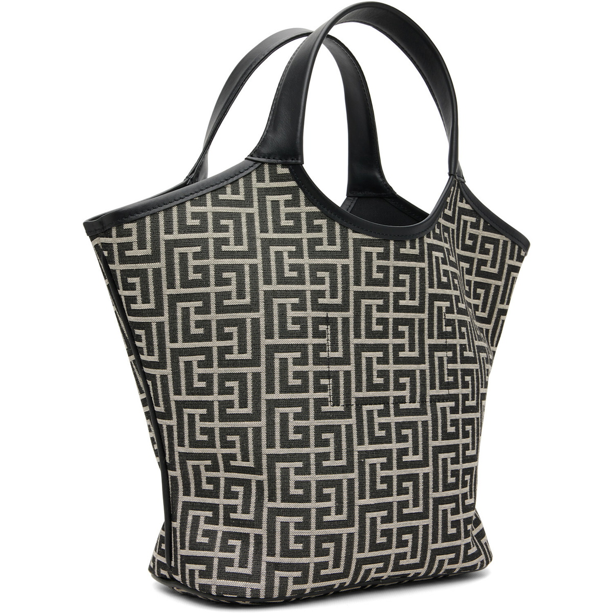 BALMAIN Black Cabas Mini Tote