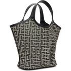 BALMAIN Black Cabas Mini Tote