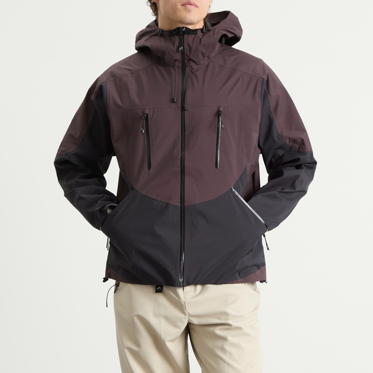 Purple Mountain Observatory Men's Anvil Shell Jacket in Chocolate