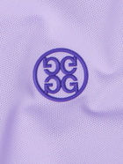 G/FORE - Logo-Appliquéd Stretch-Piqué Polo Shirt - Purple