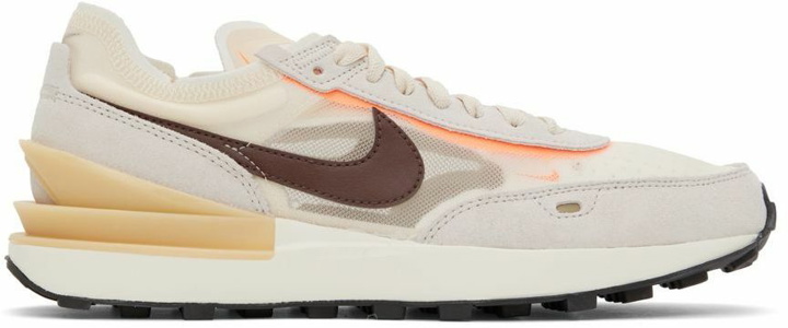 Photo: Nike Beige Waffle One Sneakers