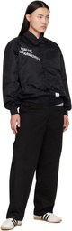 WTAPS Black 'Team' Varsity Jacket