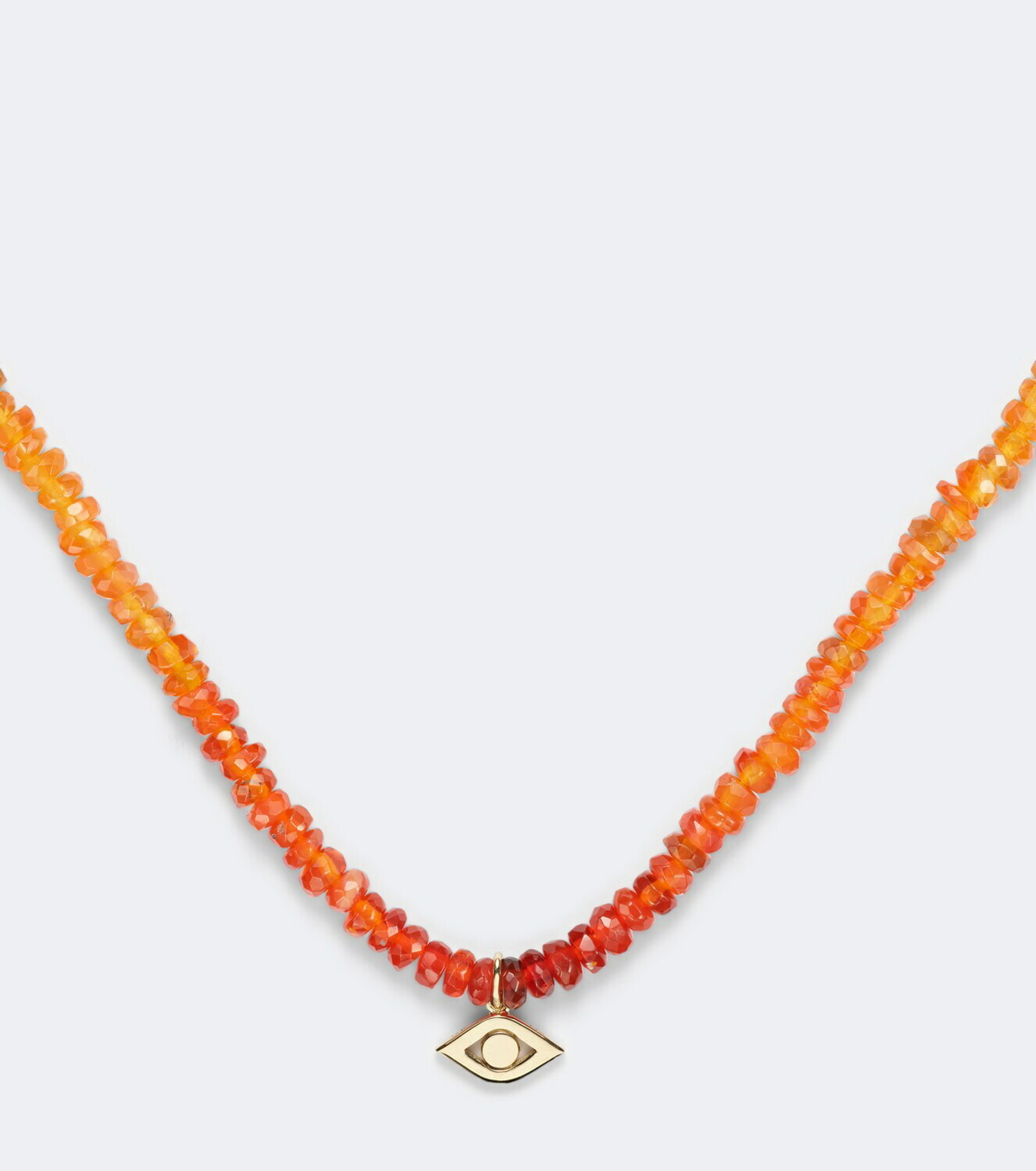 Sydney Evan Pure Protective Eye Medium 14kt gold beaded necklace with opals
