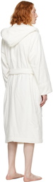 Tekla White Oversized Hooded Bathrobe