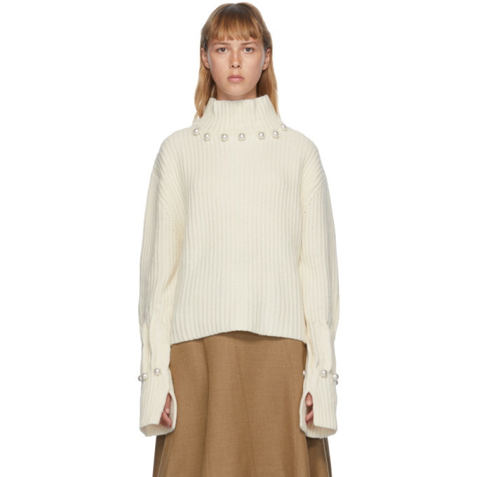 Photo: JW Anderson Off-White Pearl Turtleneck