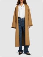 VALENTINO - Wool Compact Belted Long Coat