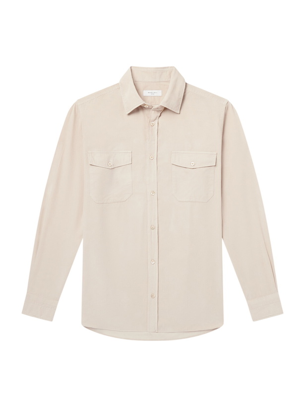 Photo: Boglioli - Cotton-Corduroy Shirt - Neutrals