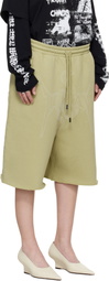 LU'U DAN Green Zoku Shorts