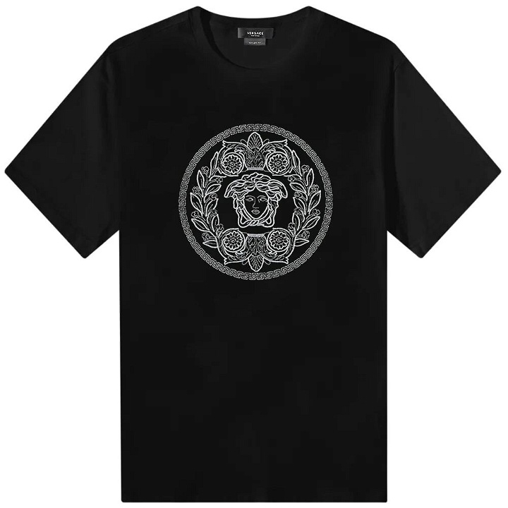 Photo: Versace Men's Medusa Head Slim T-Shirt in Black