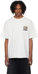 RTA White Photo Pocket T-Shirt