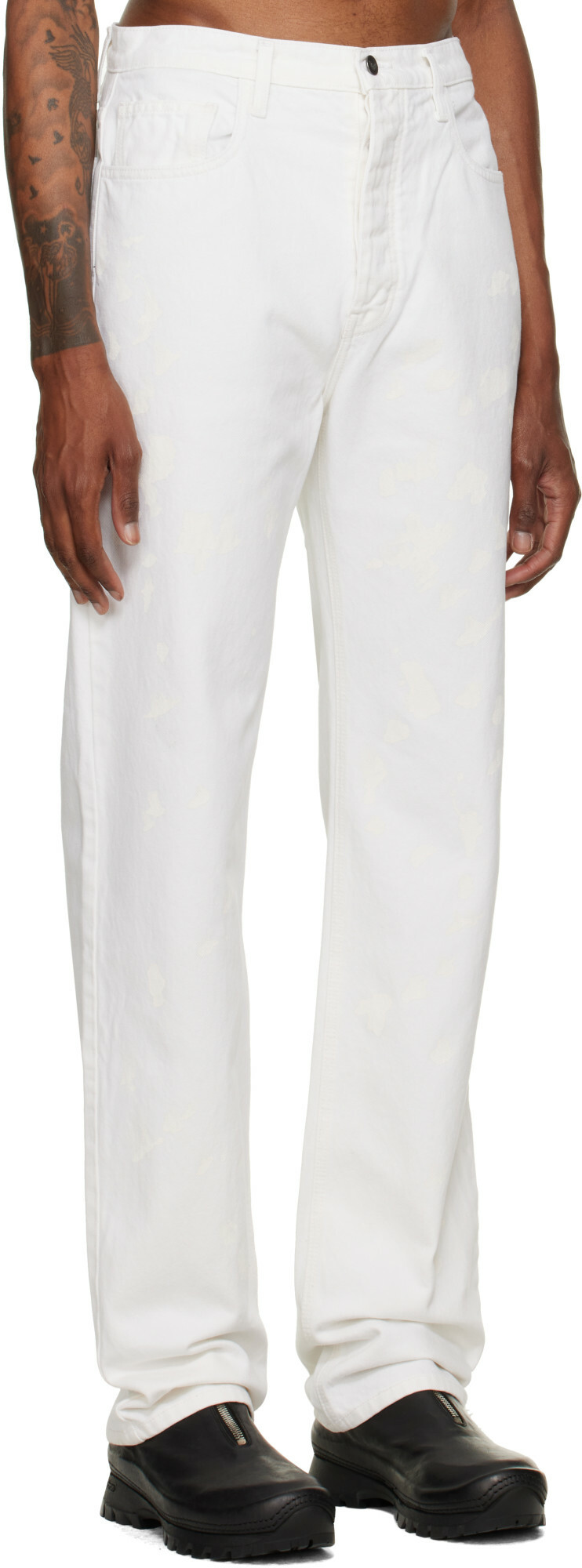 ALEXANDER DIGENOVA White Painter Jeans