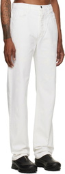 ALEXANDER DIGENOVA White Painter Jeans