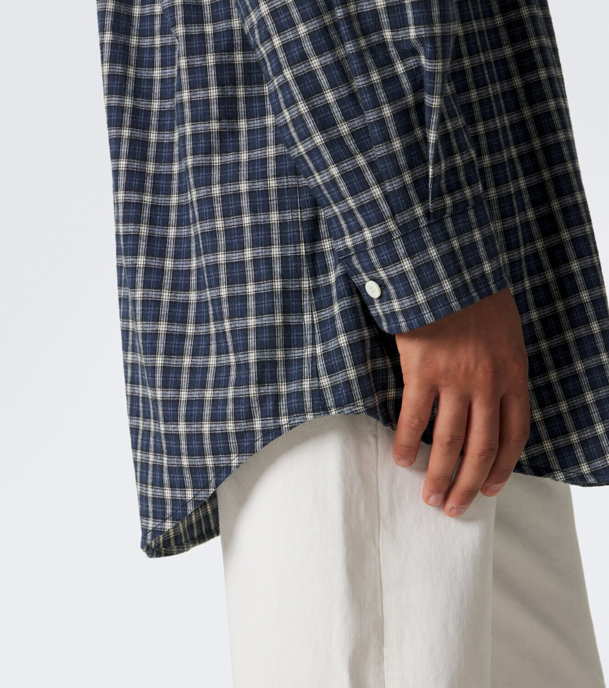 Miu Miu Checked cotton flannel overshirt