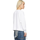 Chimala White V-Neck Sweatshirt