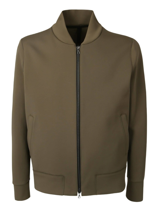 Photo: Harris Wharf London Two-pocket Zip-up Bomber Jacket